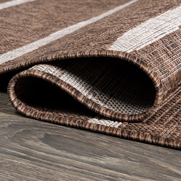 Colonia Berber Stripe Indoor/outdoor Area Rug